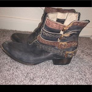 Freebbird Buckle Booties